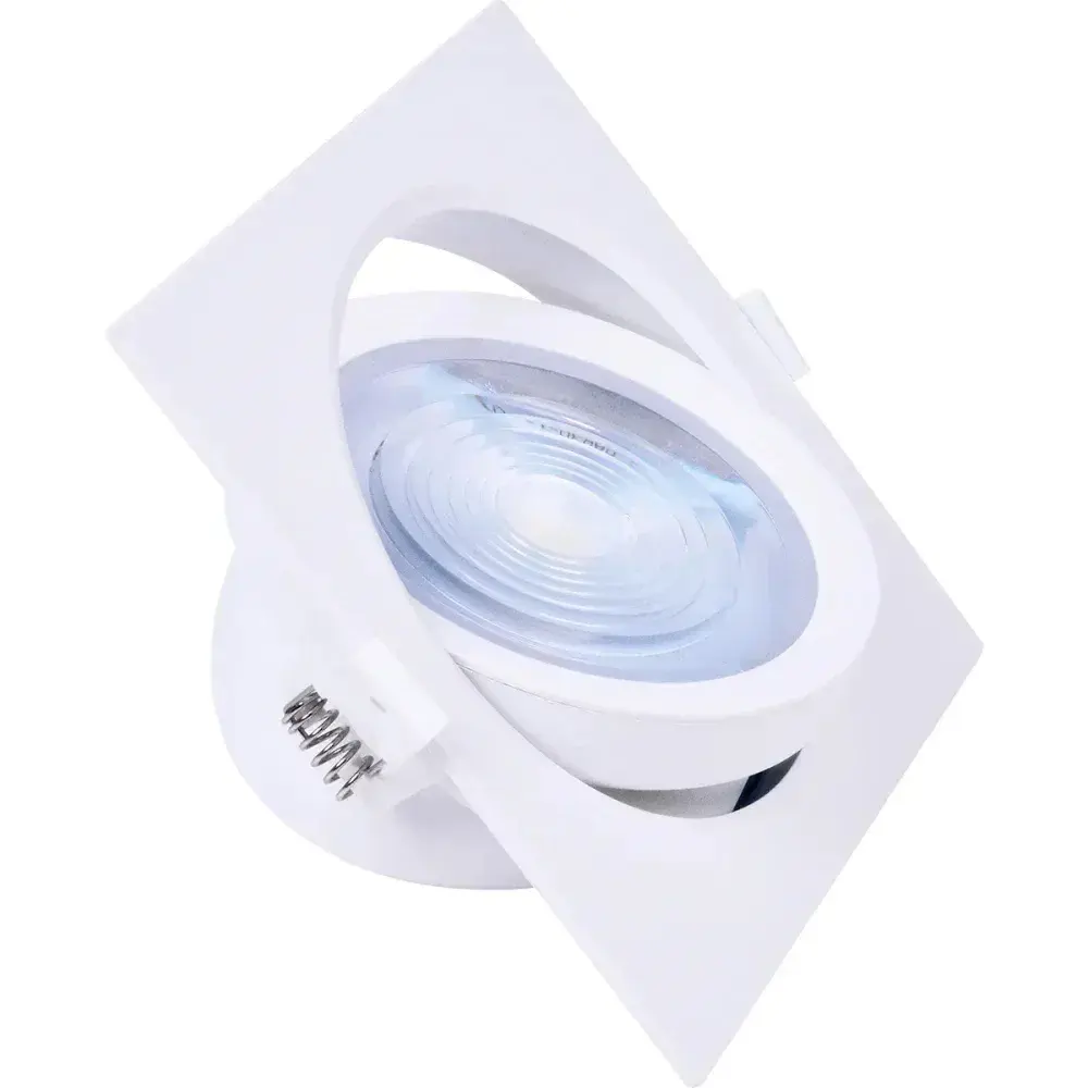 Luminária spot led PAR30 quadrada branca 10W Liege — fotografia 6