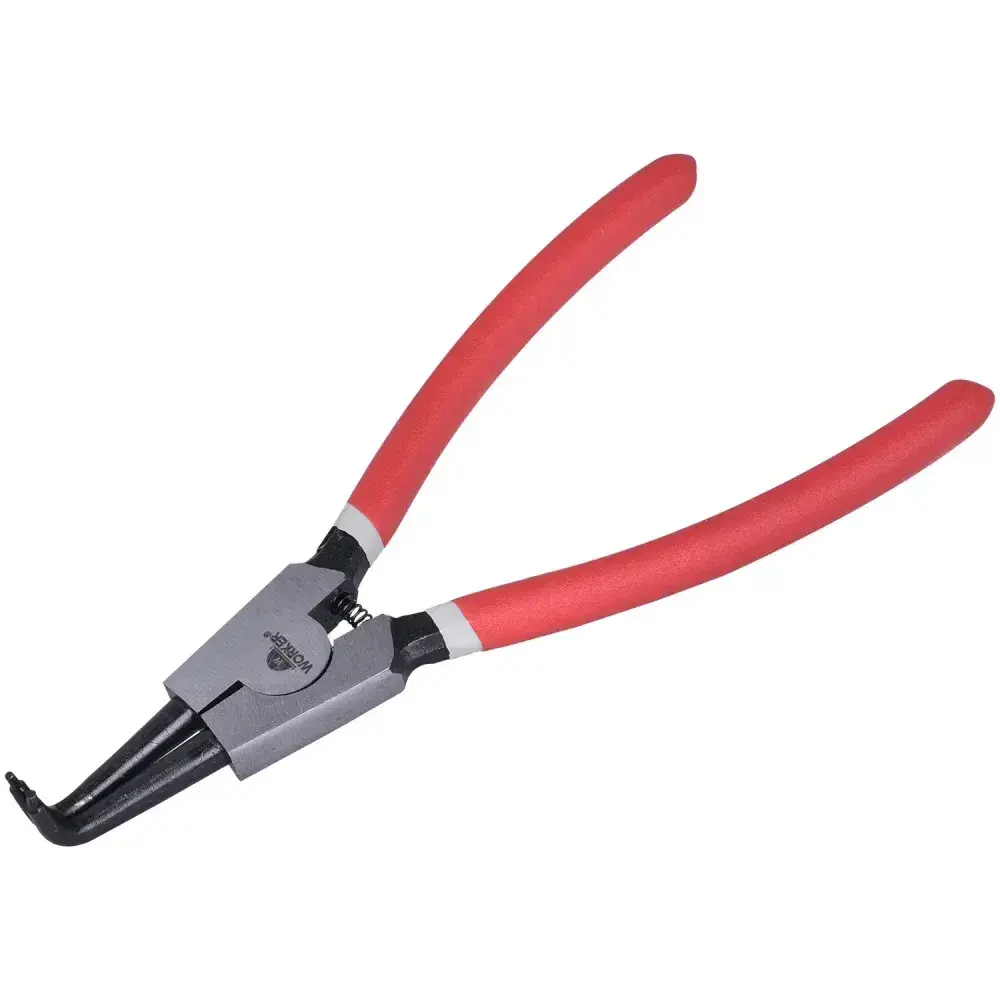 Alicate para anel externo curvo 8 1/2” Worker — fotografia 6