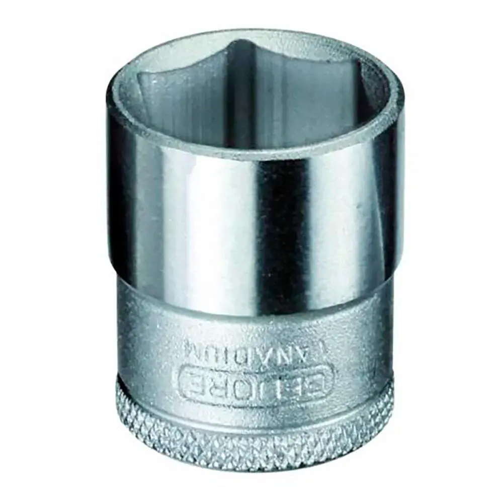 Soquete sextavado em aço-vanádio 14MM 20,2 x 18,7MM Gedore — fotografia de referência