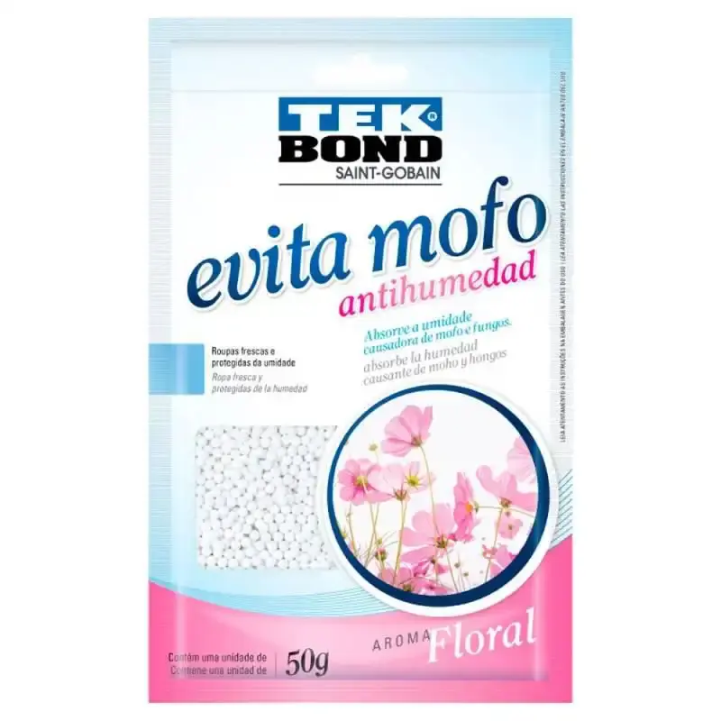Evita mofo floral sachê 50 GR kit com 3 unidades Tekbond — fotografia 2