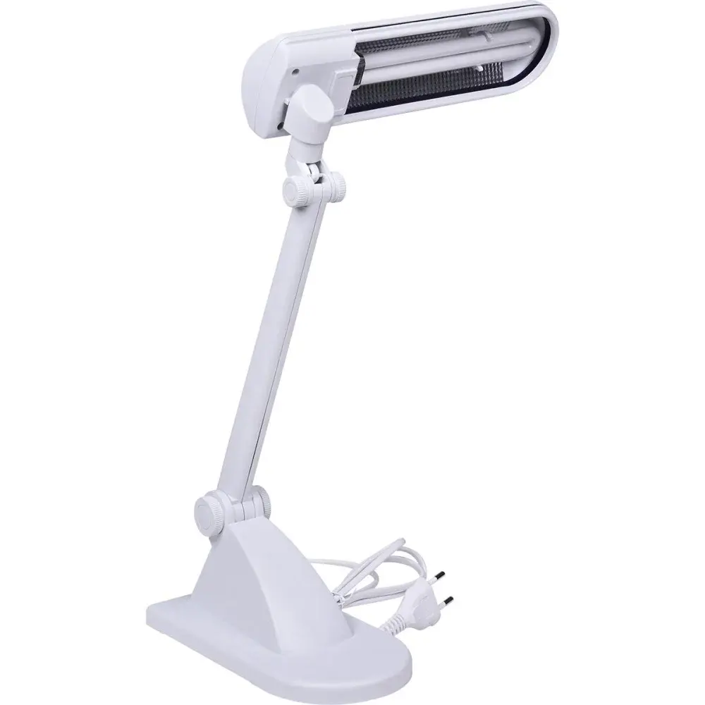 Luminária de mesa fluor branco Hidromel 220V — fotografia 8