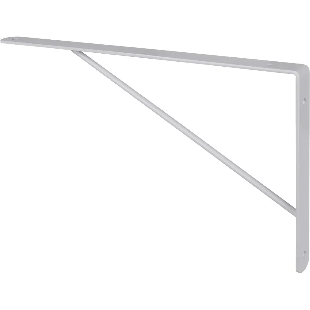 Suporte mão francesa eco reforçada 28CM branco Kala — fotografia 2