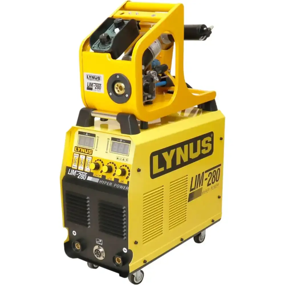 Máquina solda inversora multiprocessos LIM-280HP trifásico 220V | 380V Lynus — fotografia de referência