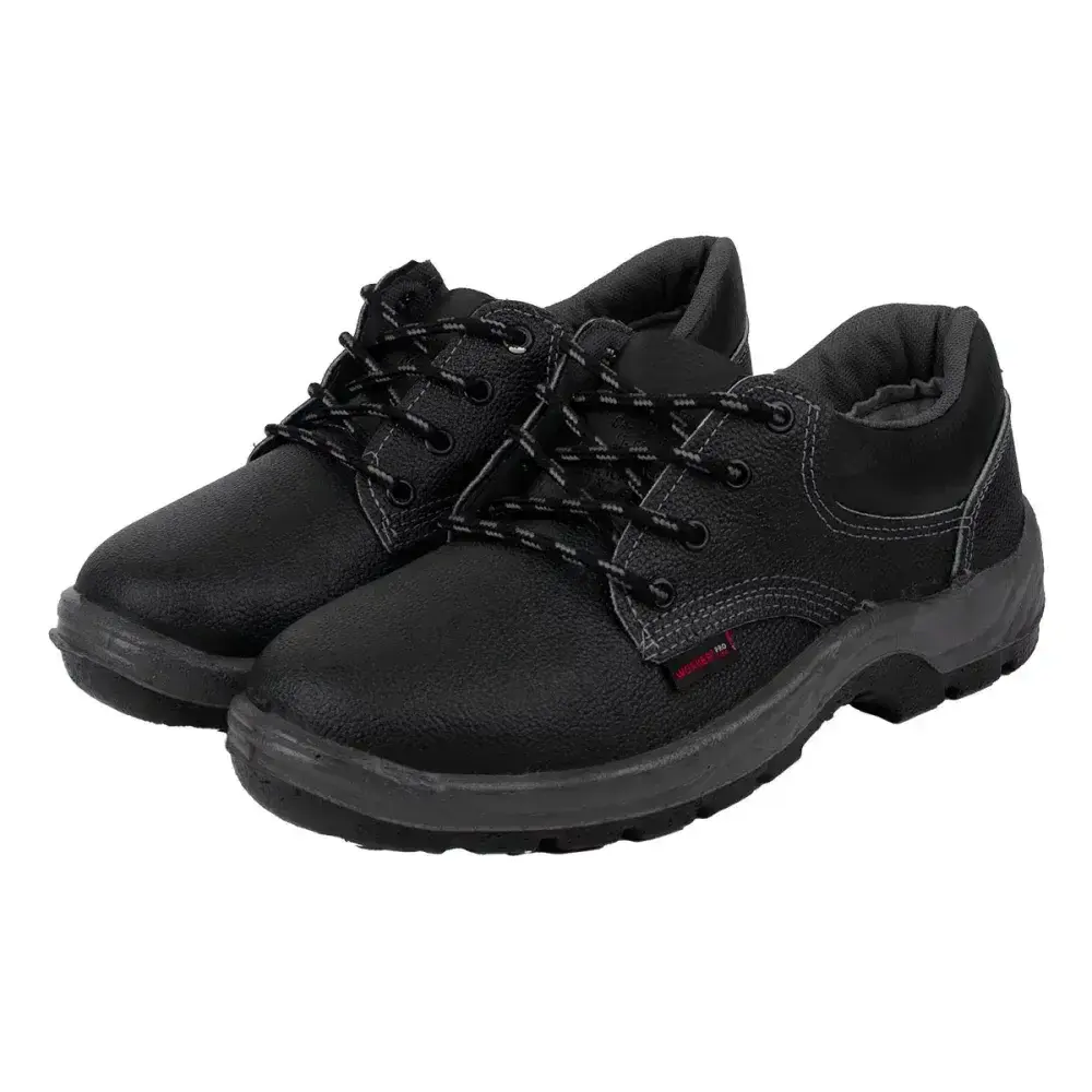 Sapato couro bi NR36 amarrar bico pvc Worker Proline