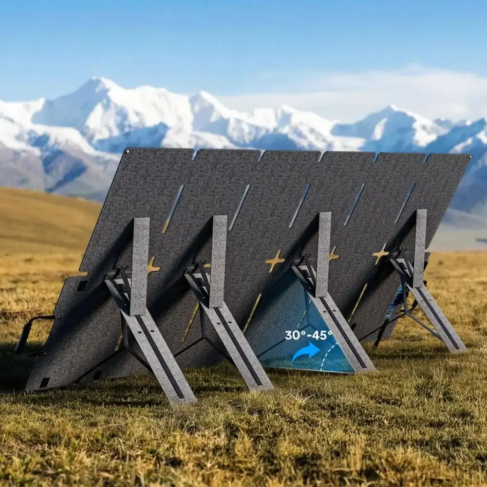 Painel solar portátil 220W para gerador e estação de energia sora 220 Bluetti — fotografia 8