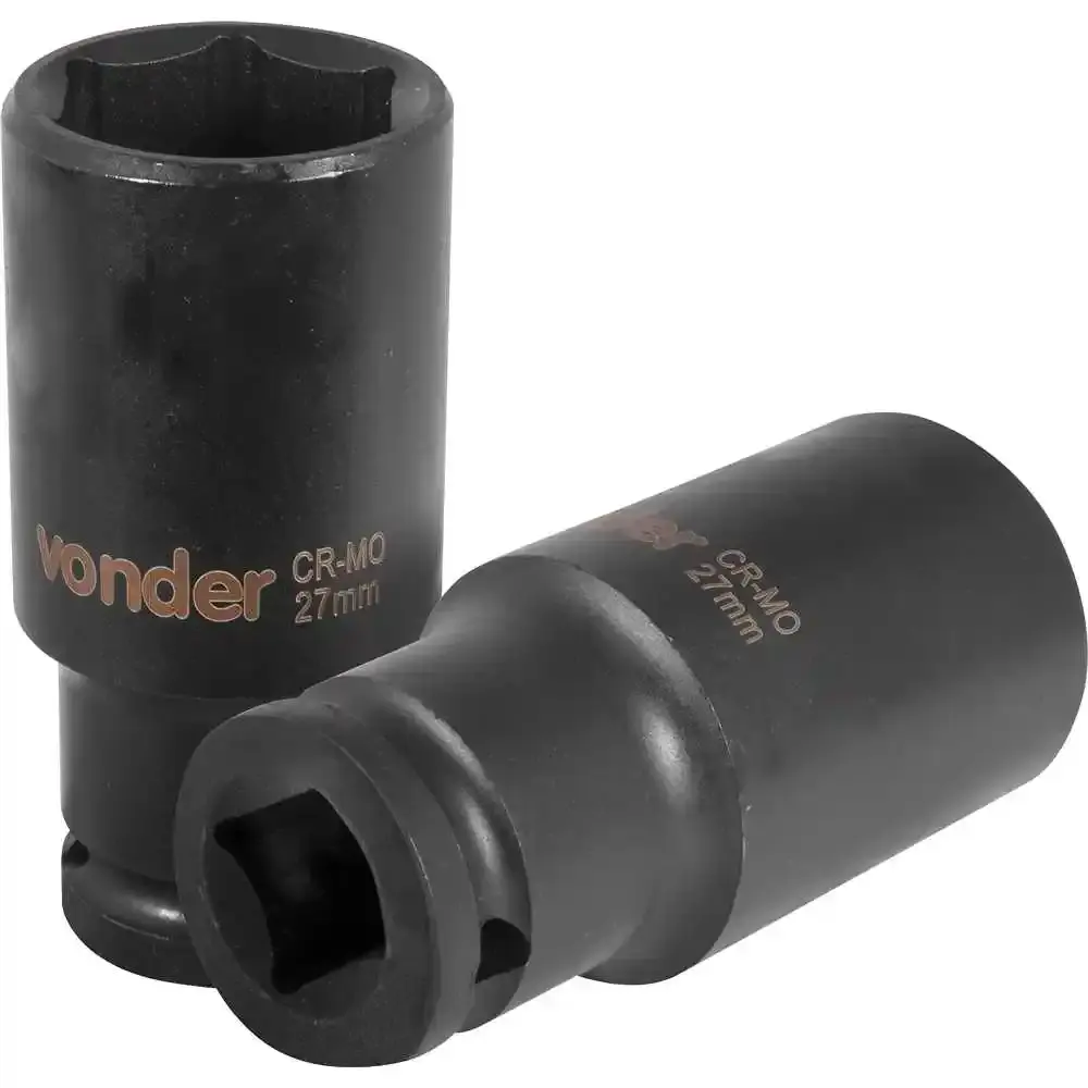 Soquete sextavado longo de impacto 27MM 1/2POL Vonder — fotografia de referência