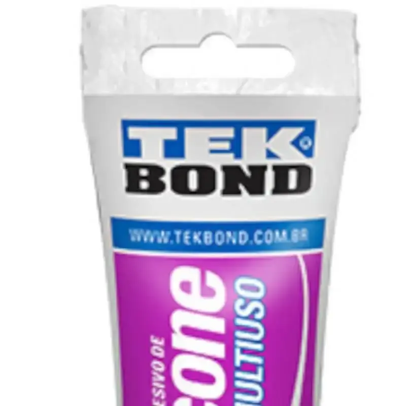 Adesivo silicone acético transparente multiuso 50 GR Tekbond — fotografia 2