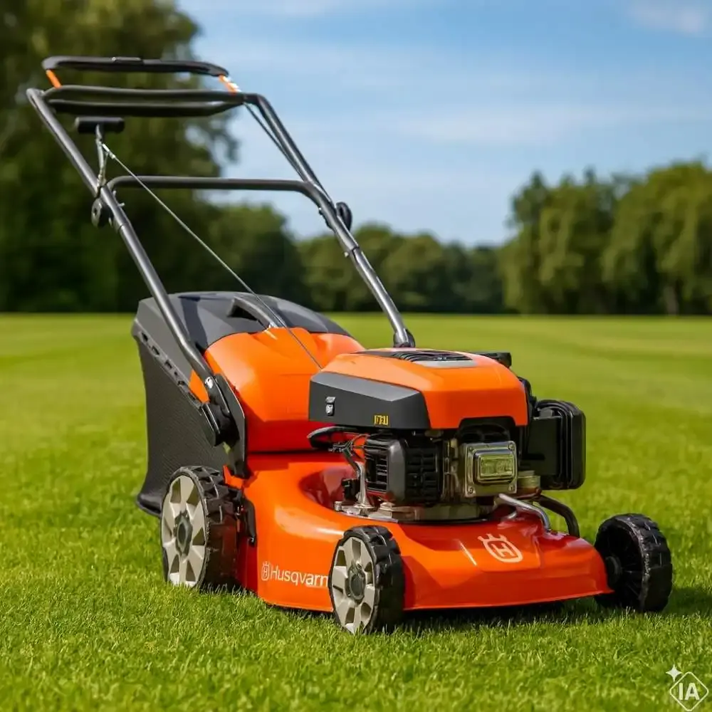 Cortador de grama a gasolina 2,6 HP corte 40 CM LC-140P Husqvarna — fotografia 5