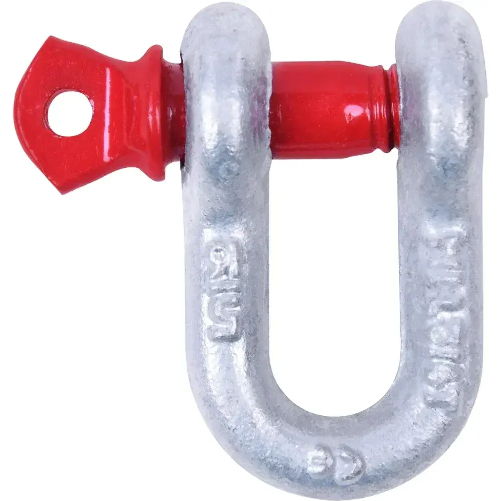 Manilha reta galvanizada a fogo 5/16 x 3/8 worker Acerosid — fotografia 4