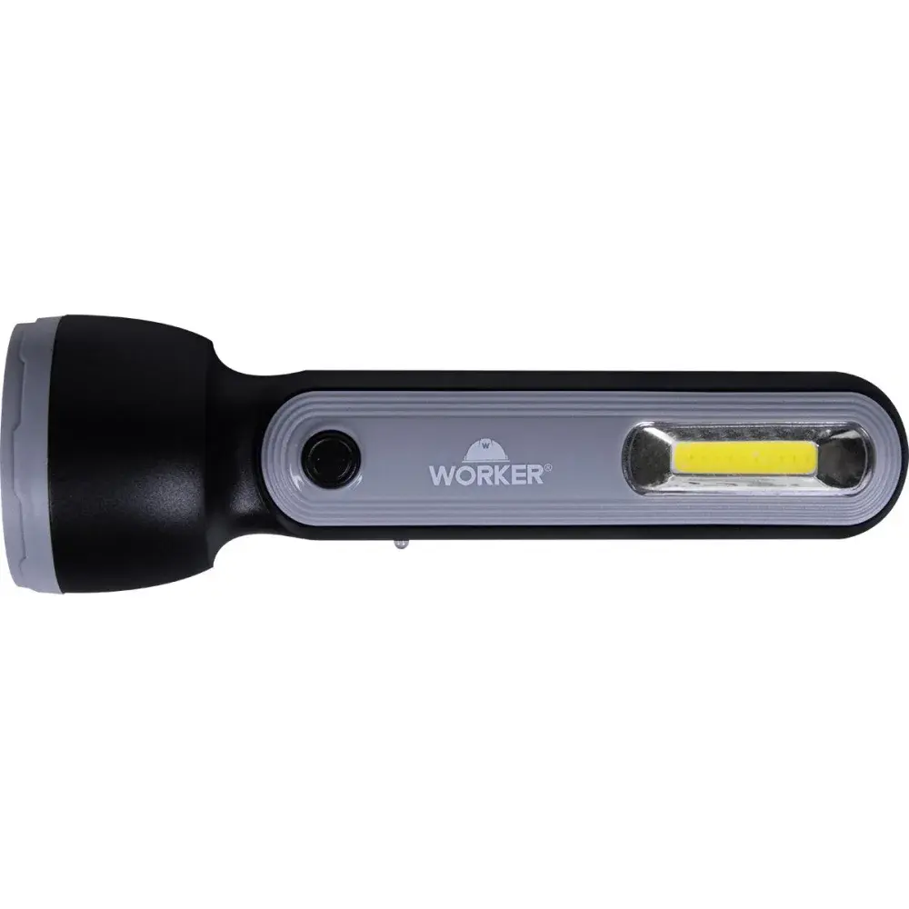 Lanterna recarregável 2 leds 180LM 2W 3,7V Worker — fotografia 3