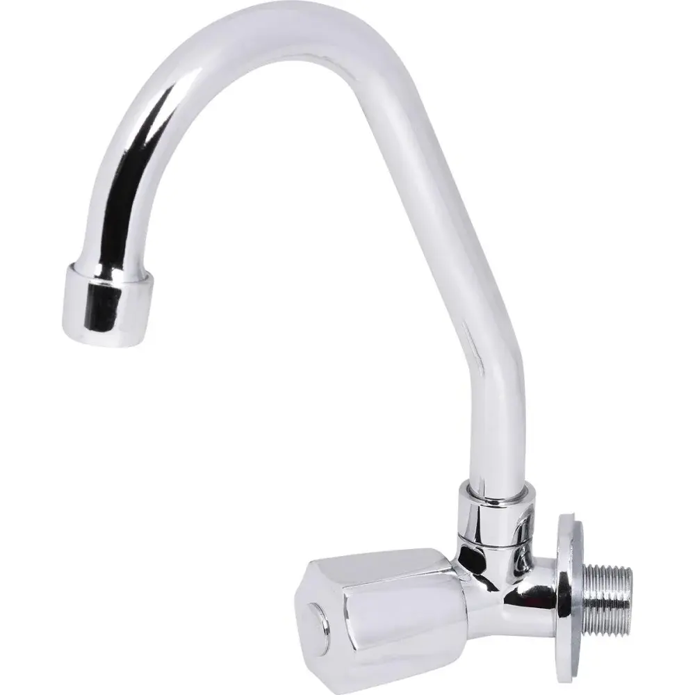 Torneira bica móvel 1/4" parede metal C50 Liege