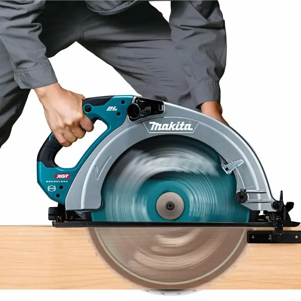 Serra circular 415MM a bateria 40V XGT HS013GZ sem bateria e carregador Makita — fotografia 4