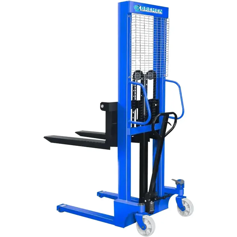 Empilhadeira hidráulica manual Bremen 1T garfos 1600MM 150KG