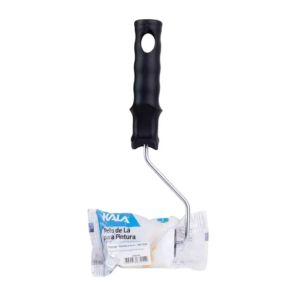 Rolo para pintura lã antirrespingo 5CM Kala — fotografia 5
