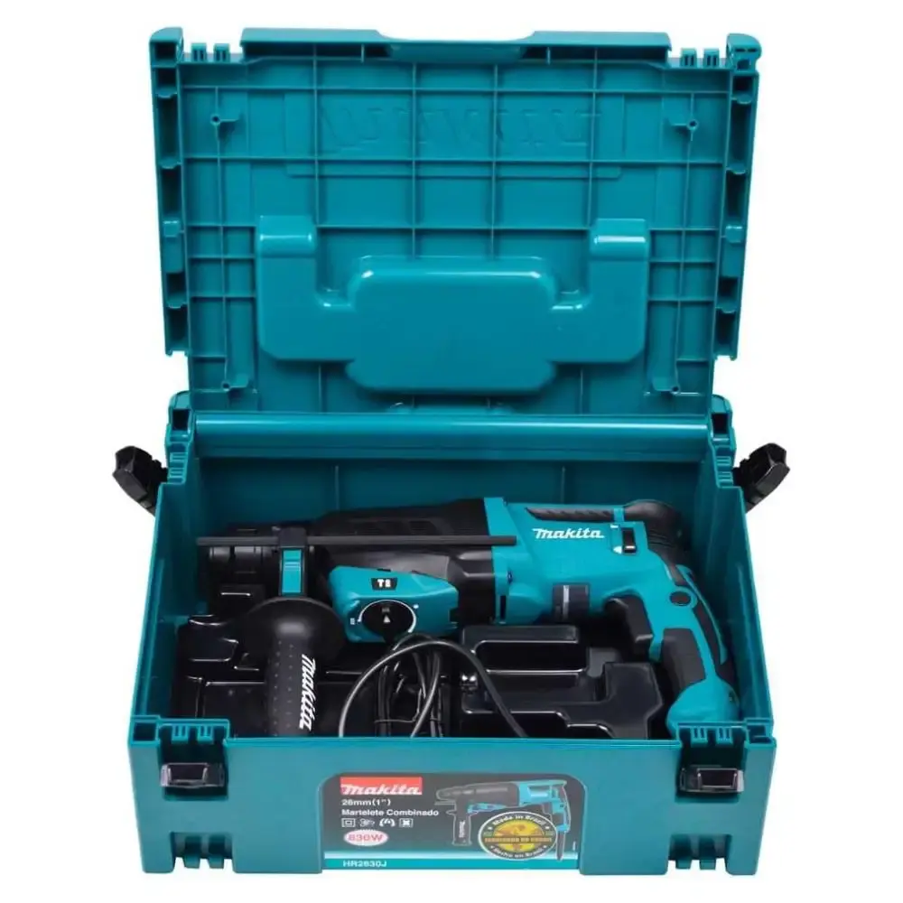Martelete SDS Plus 830W 110V com Maleta Mak pac HR2630J MAKITA 220V — fotografia 3