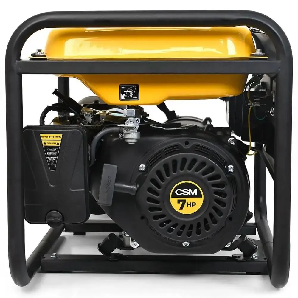 Gerador portátil a gasolina 3 KVA 4T AVR 110V/220V GMX3500R CSM — fotografia 4