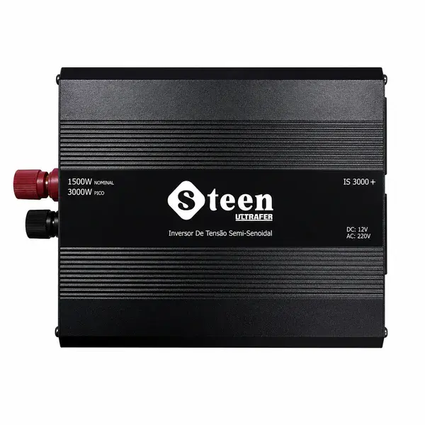 Inversor de tensão IS3000-1 semi senoidal 12V/220V - Steen