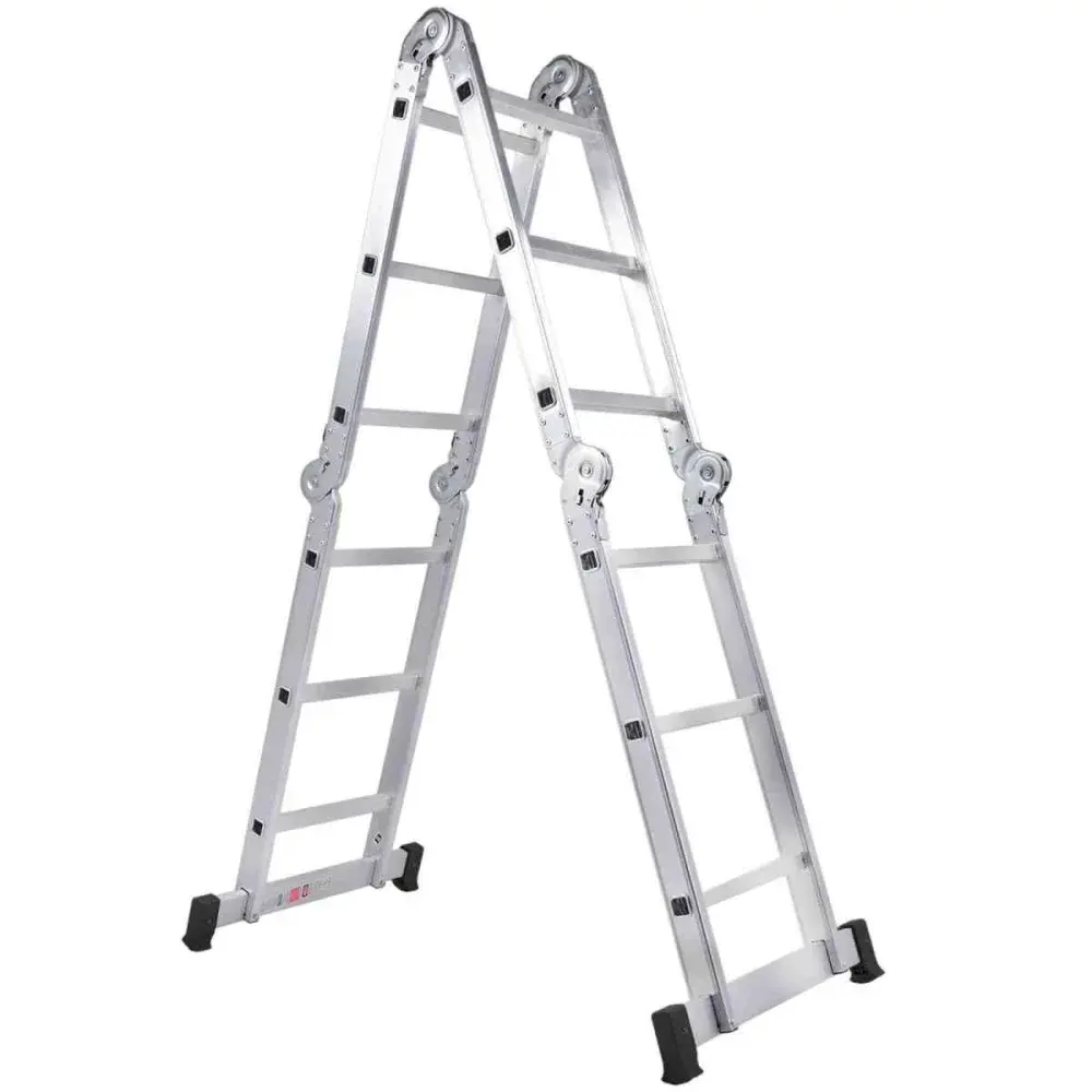 Escada articulada 4X3 13 em 1 alumínio 3,26M 12 degraus Bumafer