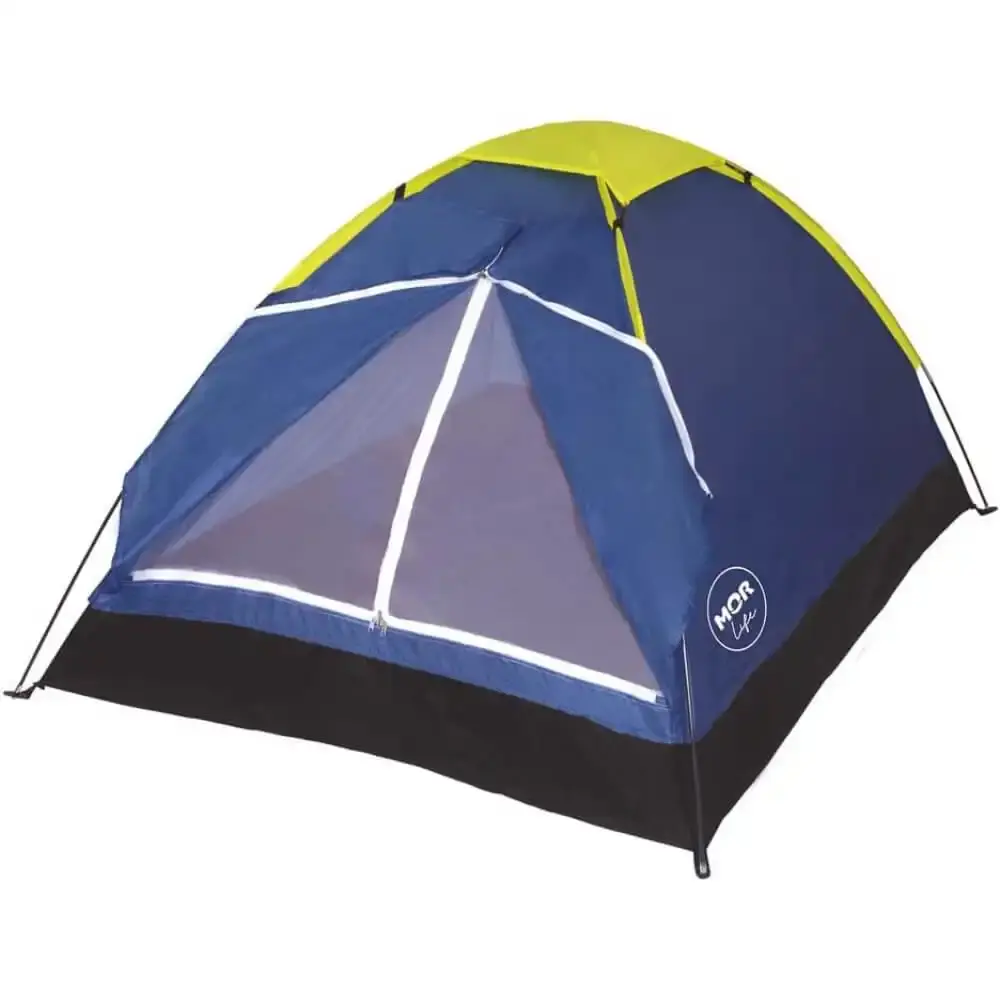 Barraca Camping Iglu Até 2 Pessoas 1 x 1,45 x 2,05 Metros Azul MOR