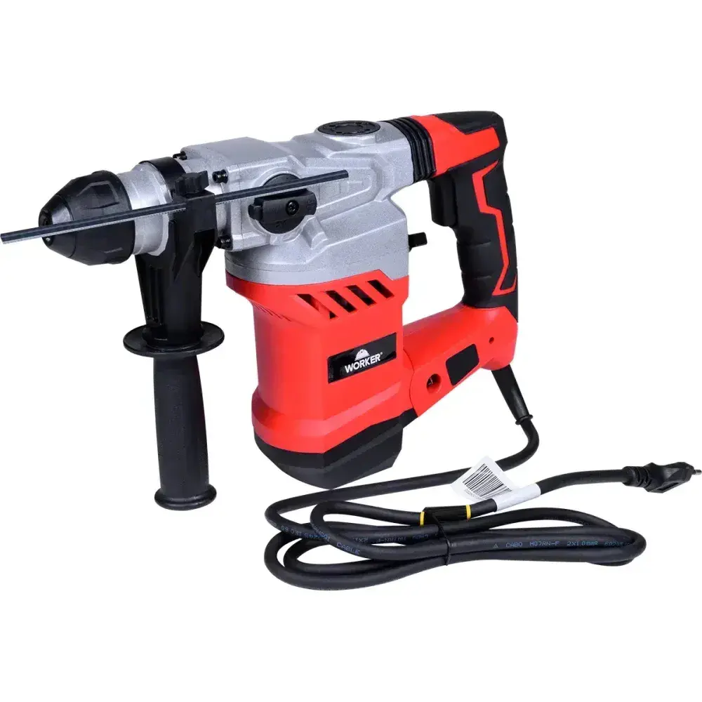 Martelete perfurador rompedor sds plus 1500W 127V Worker — fotografia 3