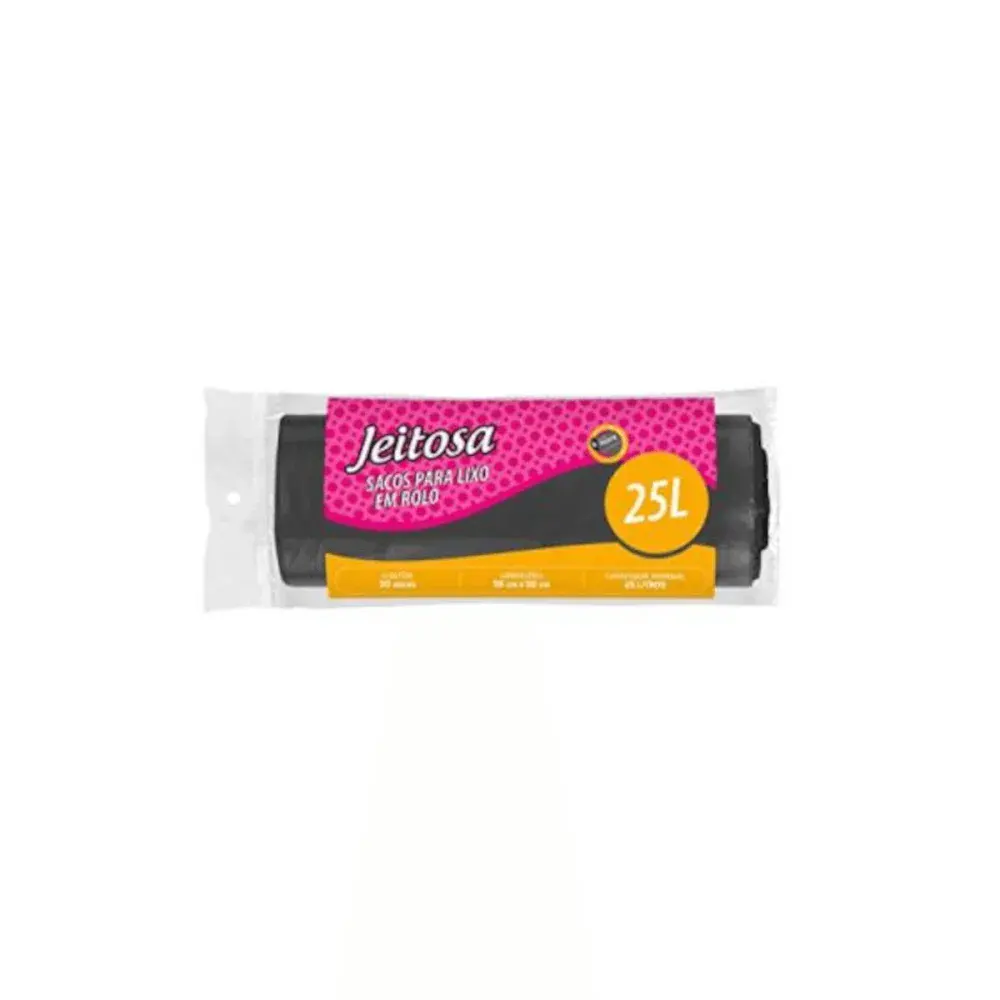 Saco de lixo 25L 25 peç jeitosa Bettanin