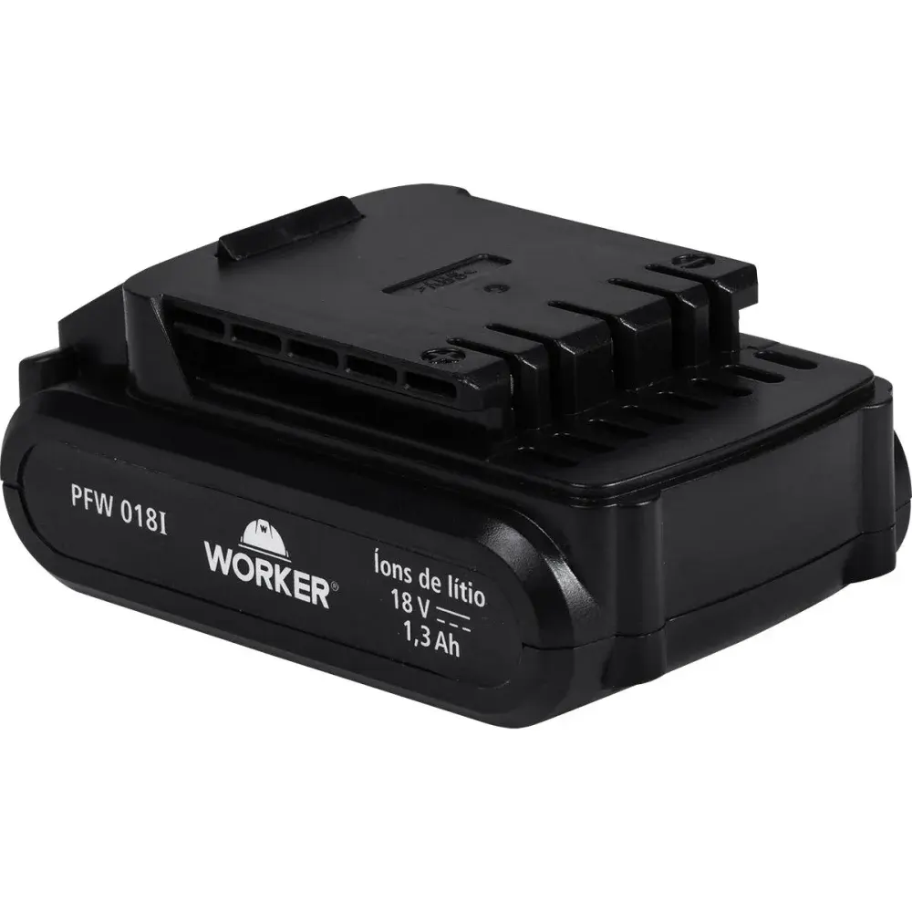 Bateria í de lítio 18V 1,3 ah Worker — fotografia 3