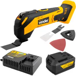 Lixadeira multifunção com bateria 18V e carregador Vonder — fotografia 2
