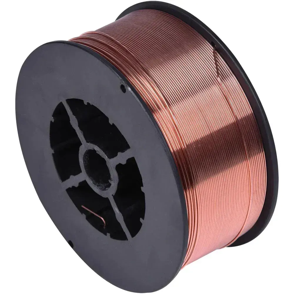 Arame de solda mig 0,8MM 1KG usado com gás Worker — fotografia 7