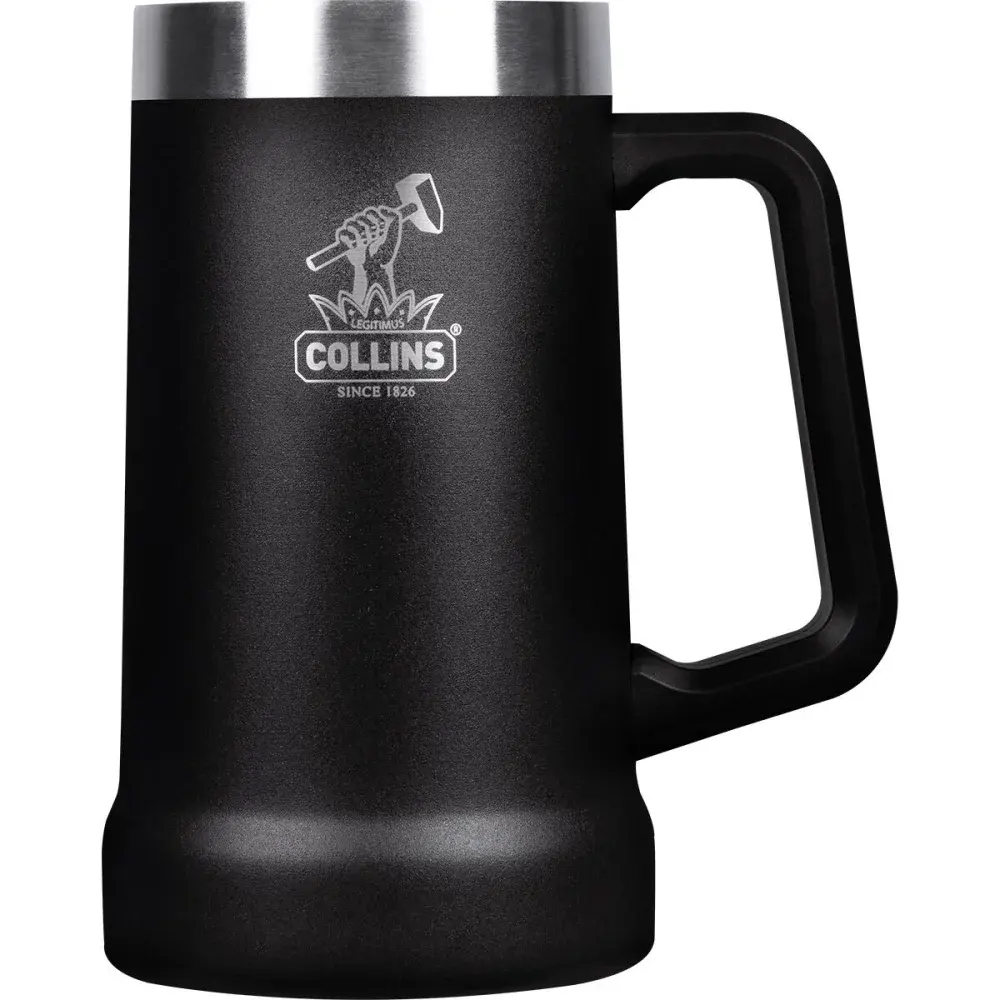 Caneca térmica aço 709ML preto Collins — fotografia 3