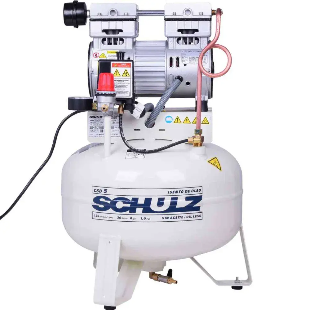 Compressores de pistão isento de óleo csd 5/30- 127V. Schulz — fotografia de referência