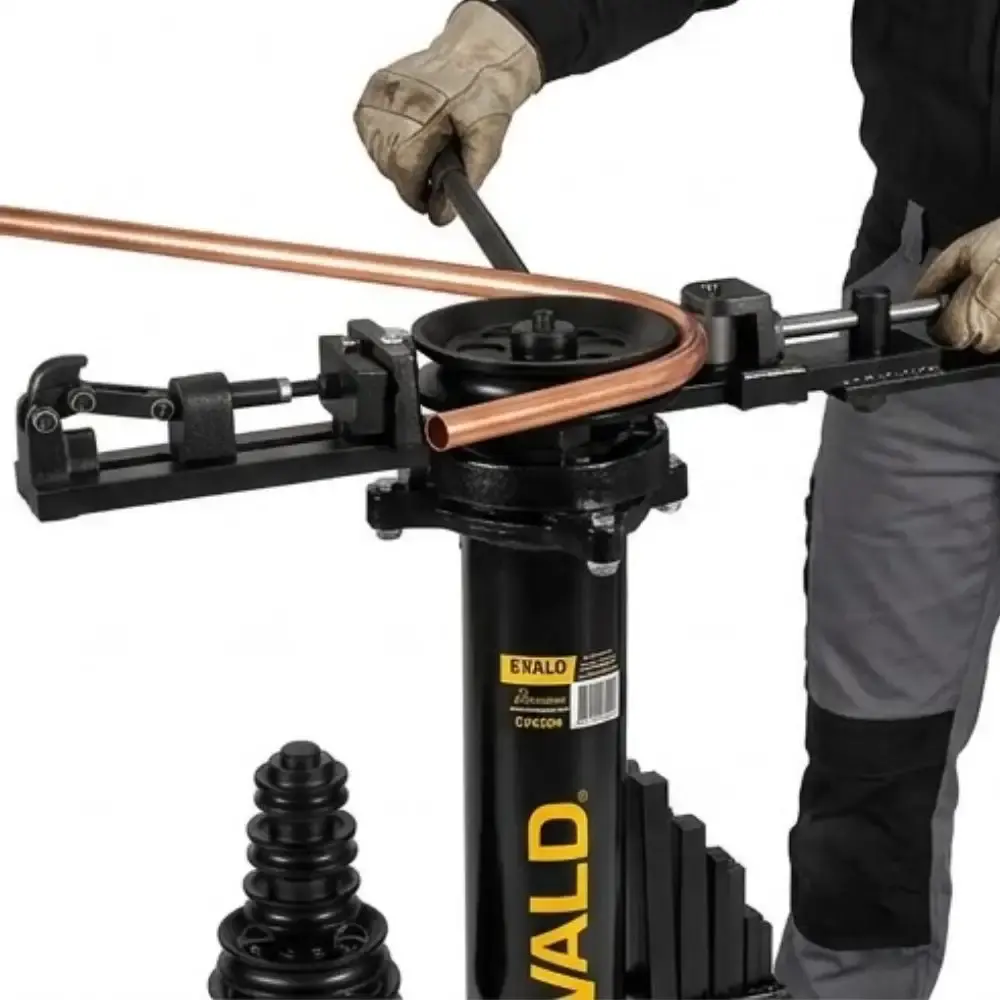 Curvador de tubos manual 3/8 a 1.1/4 POL EV4504 Evald — fotografia 6