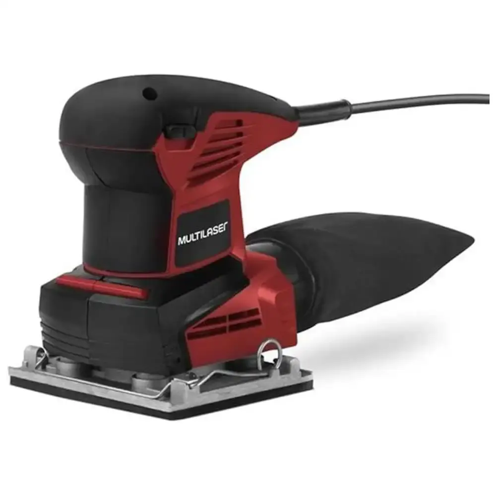 Lixadeira orbital Multilaser 127V 240W vermelha HO054 Multilaser