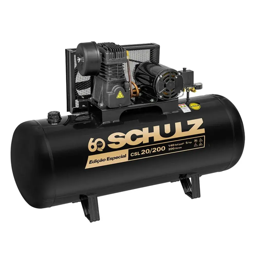 Compressor de pistão csl 20/200 220V/380V Schulz — fotografia 3