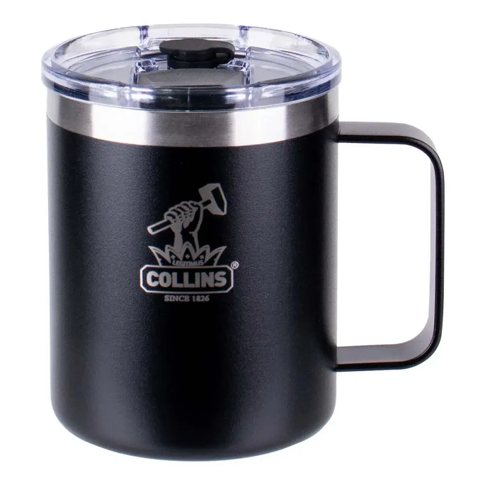 Caneca termo mug 400ML com tampa Collins — fotografia de referência