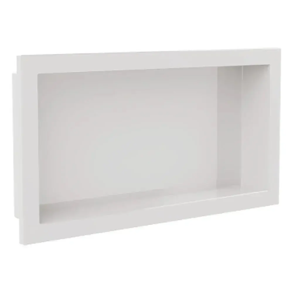 Nicho de banheiro para embutir branco 30X60CM Arquitech — fotografia 2
