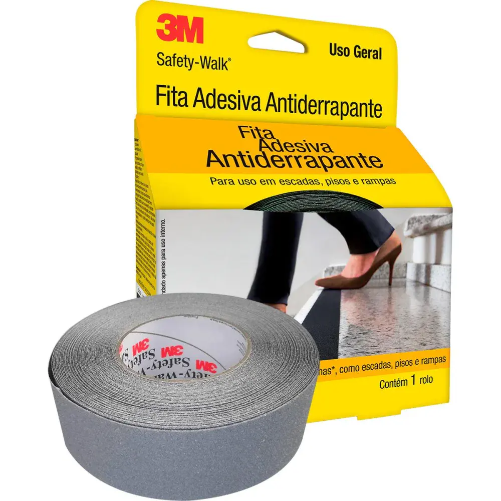 Fita antiderrapante safety walk cinza 50MMX5M 3M