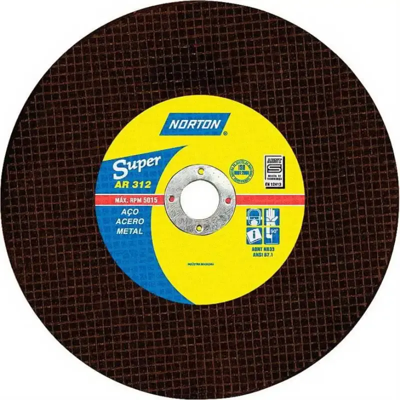 Disco de corte 12 POL com furo de 1" AR312 Norton