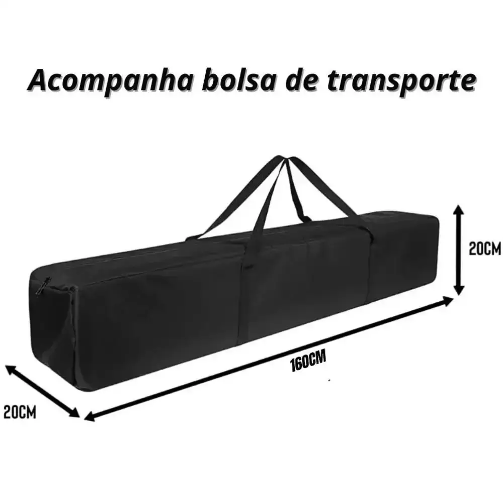 Tenda Gazebo Pagoda 3 x 3 Metros Dobrável Articulada e Sanfonada ZELT Azul — fotografia 8