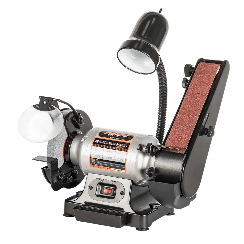 Moto esmeril lixadeira hobby 370W MR-46 Manrod - 220V mono — fotografia 4