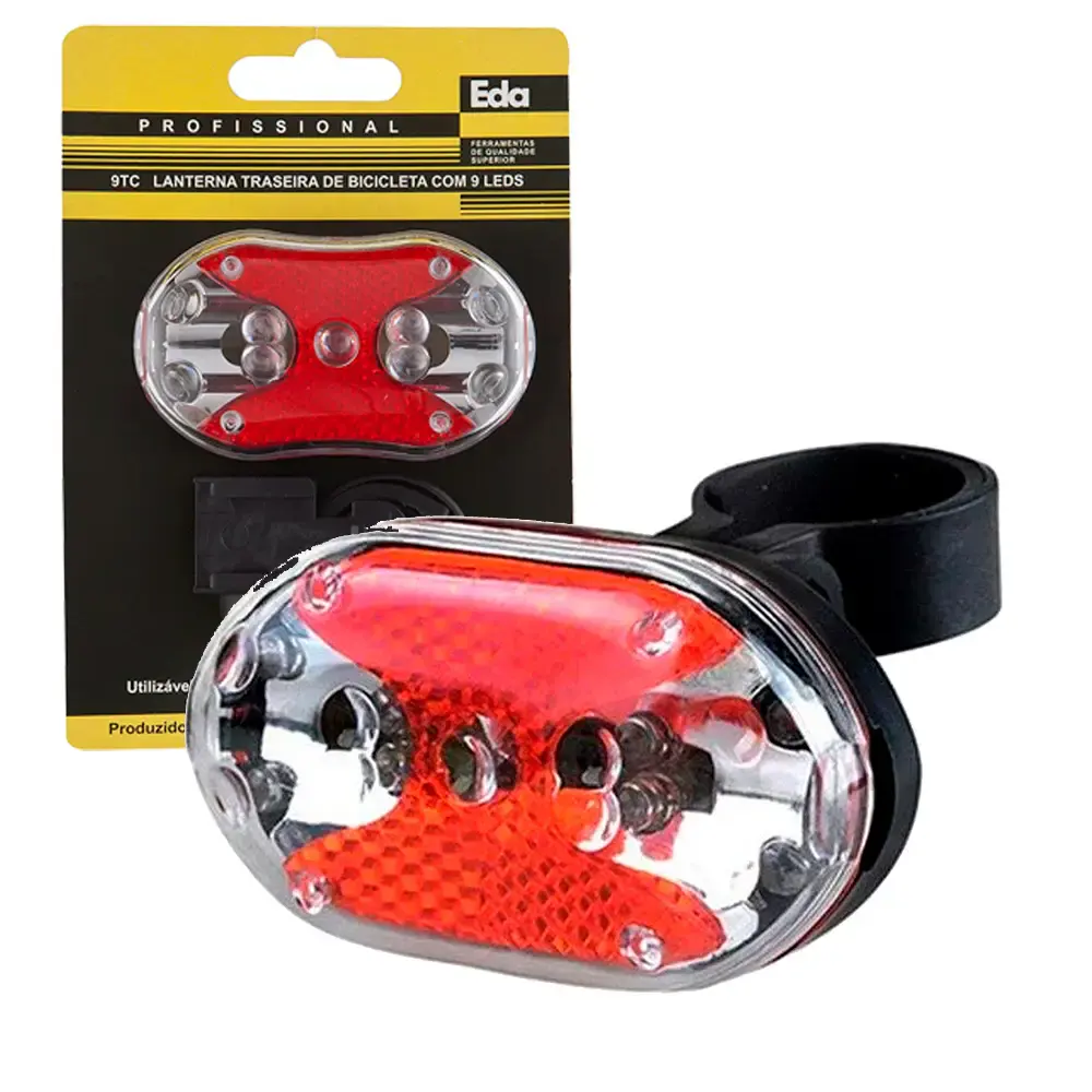 Lanterna traseira LED para bicicleta 9TC Eda