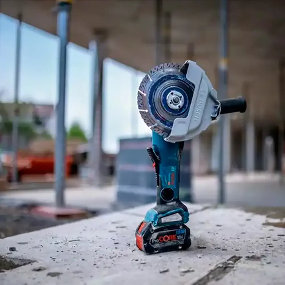 Esmerilhadeira 7 pol GWS 18V-180 PC brushless biturbo sem bateria Bosch — fotografia 9