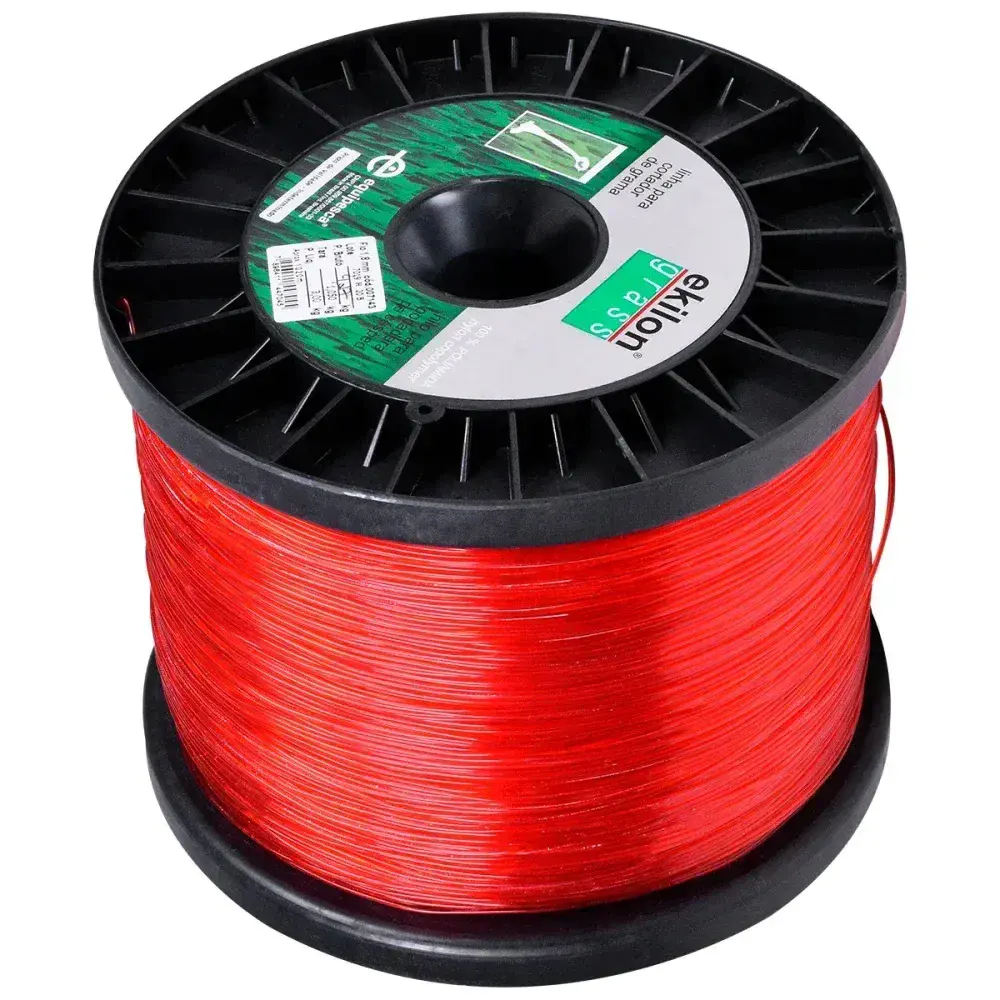 Fio de nylon para aparador roçadeira 1,8MM x 1020M 3KG Ekilon — fotografia 5