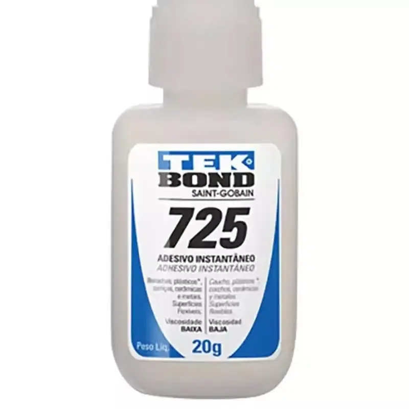 Adesivo instantâneo multiuso 20G 725 kit com 5 unidades Tekbond — fotografia 4