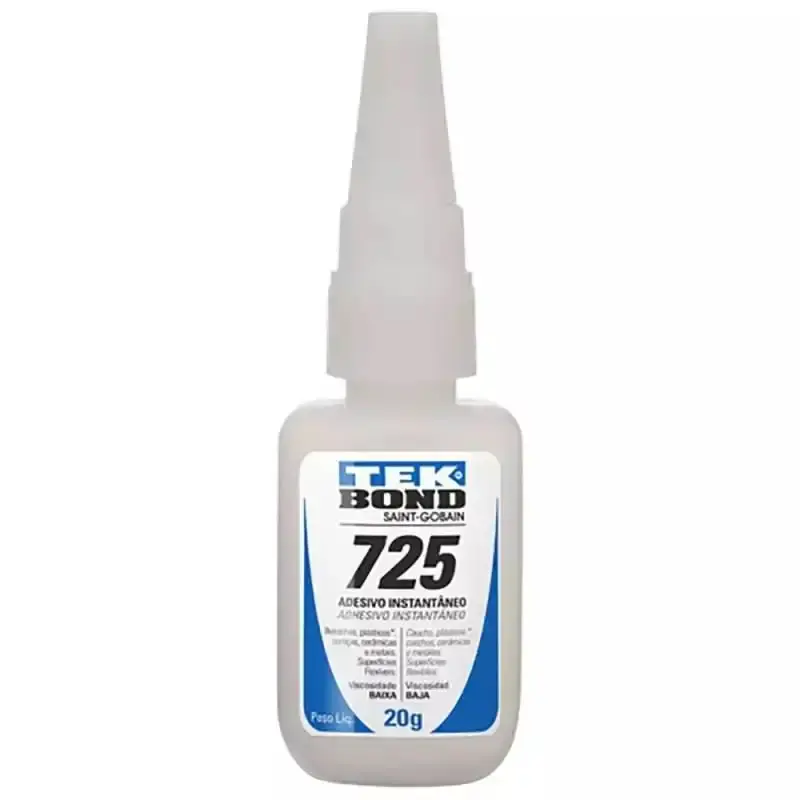 Adesivo instantâneo multiuso 20G 725 kit com 5 unidades Tekbond — fotografia 2