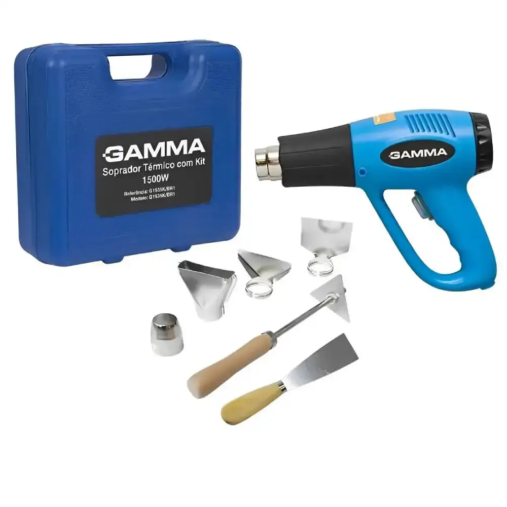Soprador térmico 1500W | 2000W com kit de acessórios Gamma 110 V