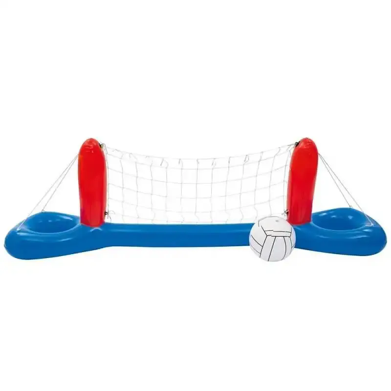Vôlei inflável play center para piscina kit com bola e rede Mor — fotografia 2