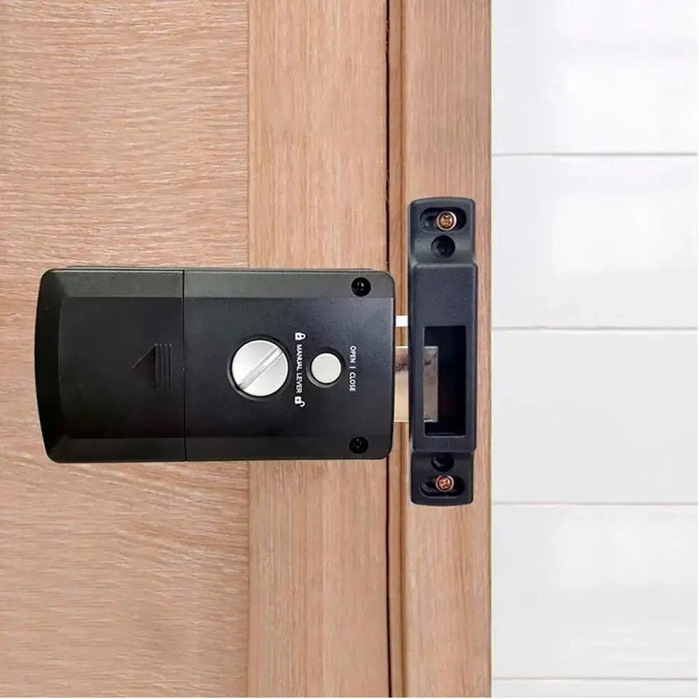 Fechadura eletrônica smart lock SL120 0560120PF Papaiz — fotografia 3