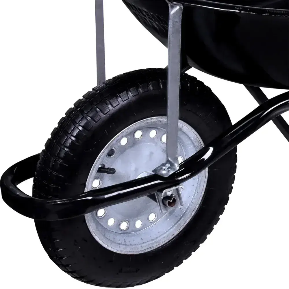 Carrinho de mão master 45L preto com pneu 3,25X8 Maestro — fotografia 10