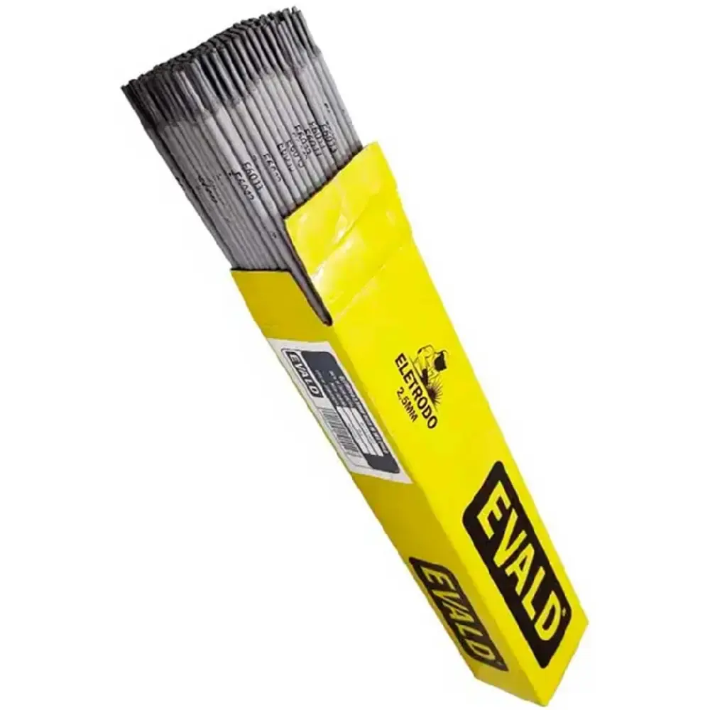 Eletrodo para soldagem 2,5MM com 4 caixas 5KG E7018-48 Evald — fotografia 5