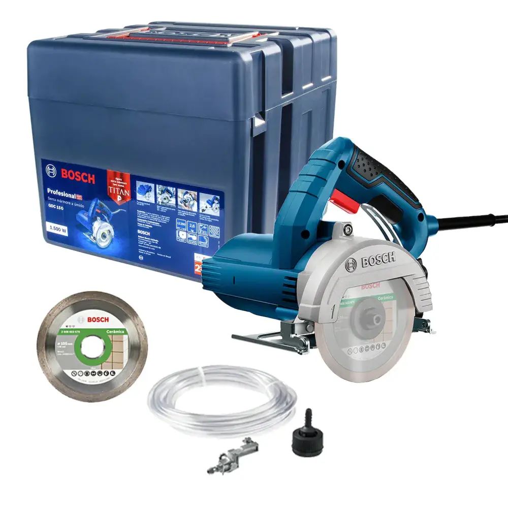 Serra mármore titan com kit de refrigeração 1500W 127V Bosch — fotografia 9